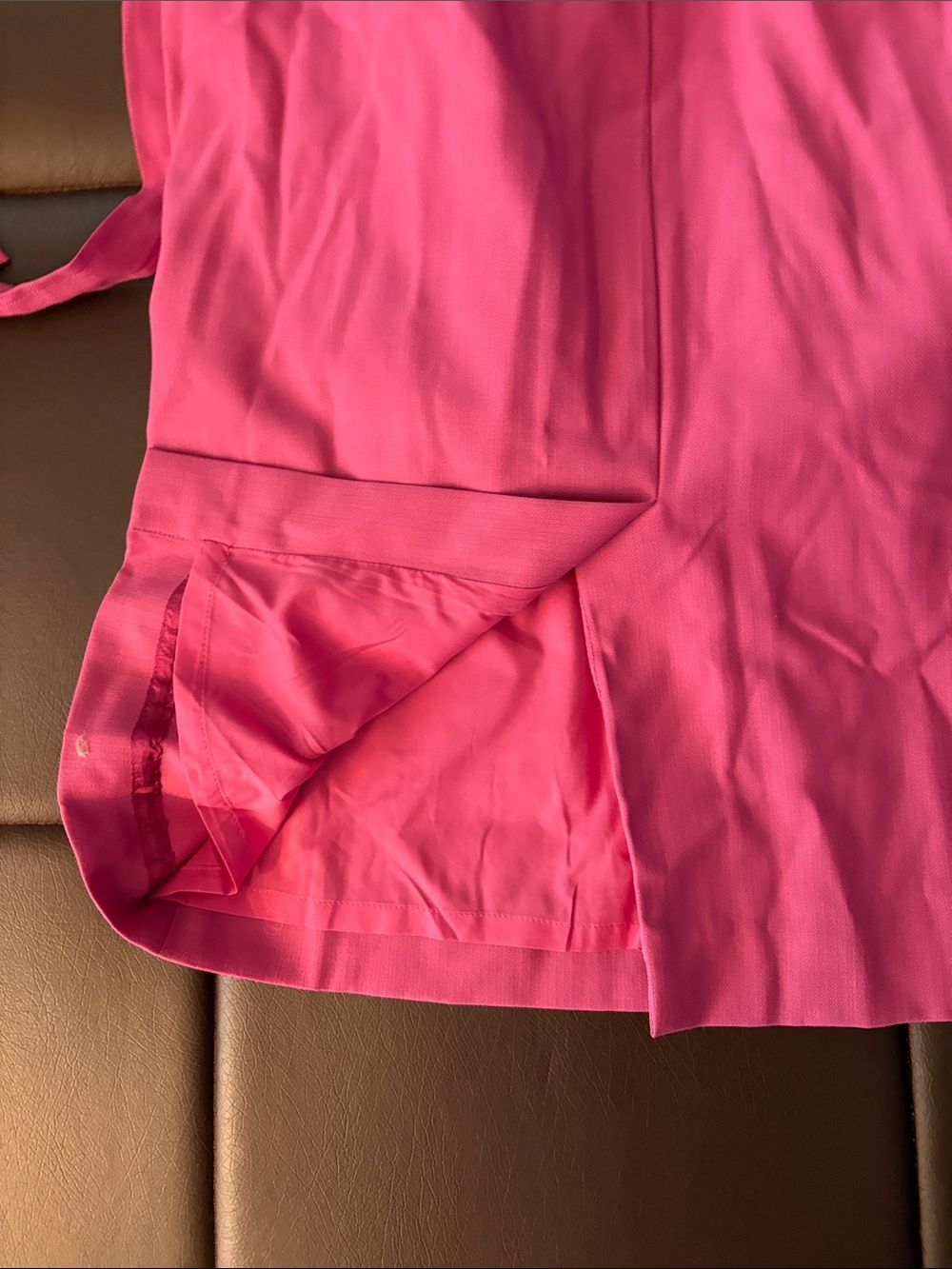 JCrew Pink Sleeveless Belted Dress - Picture 10 of 10